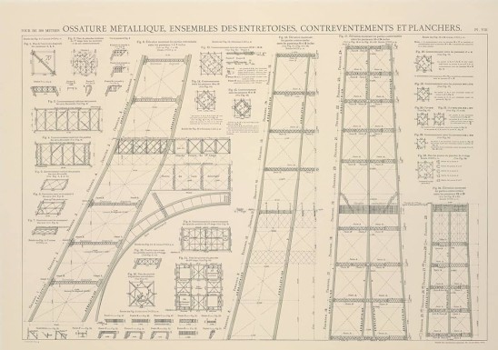 Gustave Eiffel's 8th blueprint