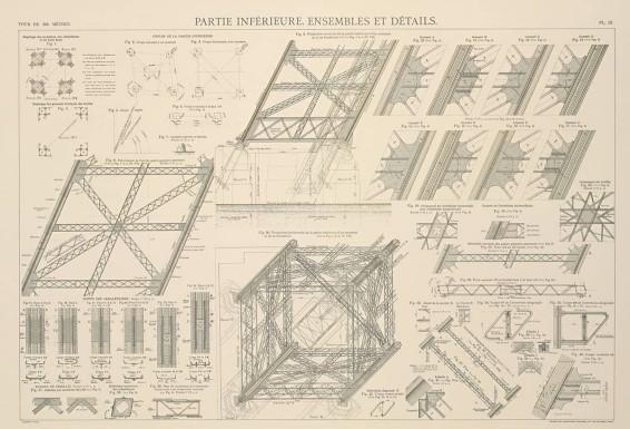 Gustave Eiffel's 9th blueprint